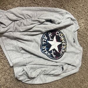 Converse Gray All Star Kids Sweatshirt